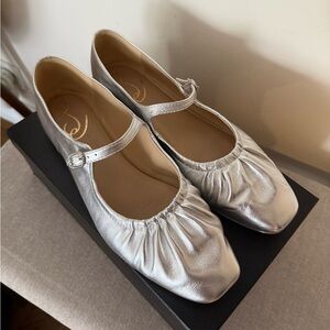 Sam Edelman Micah Ballet Flat in Silver